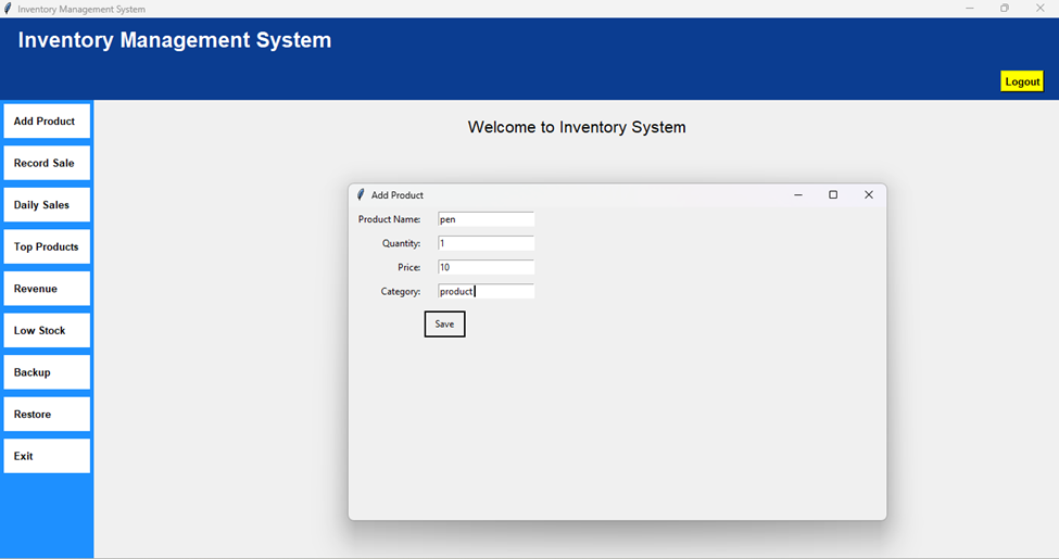 Inventory Management System